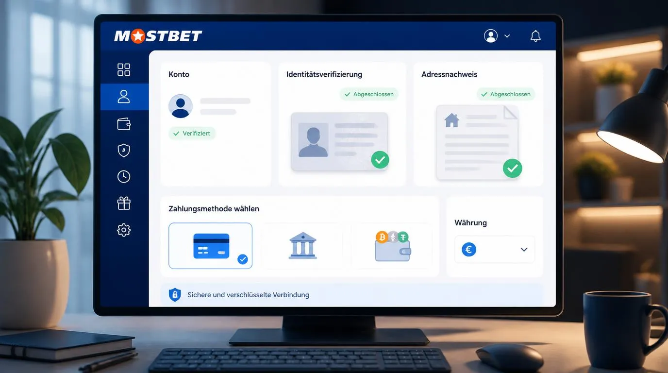 Verifizierter Casino-Account mit Ausweisprüfung und Auswahl sicherer Zahlungsmethoden